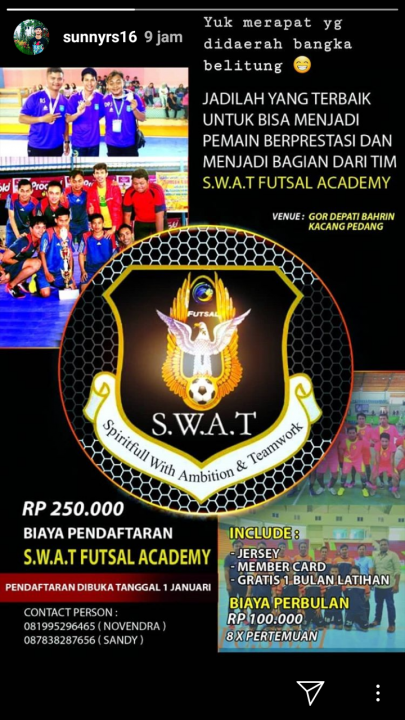 Screen shot akun Instagram @sunnyrs16