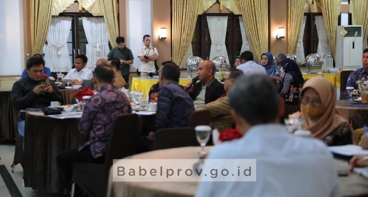 Pj Gubernur dan Bupati/Walikota Siapkan Materi Rakornas Investasi