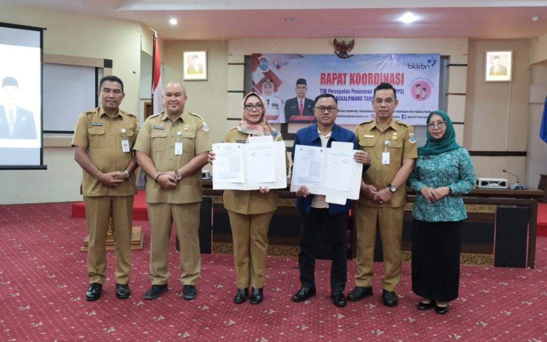 Pj Wako Buka Rakor Tim Percepatan Penurunan Stunting Kota Pangkalpinang