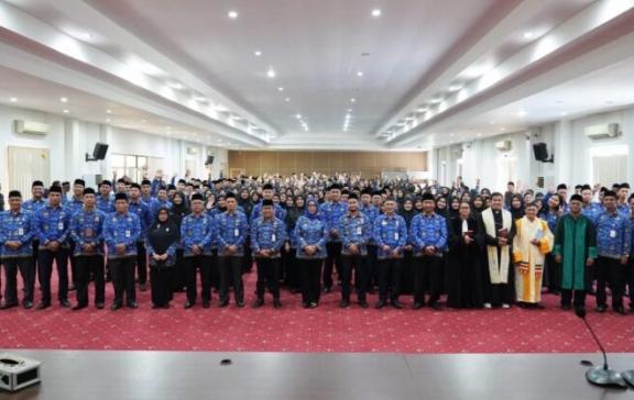 Pj Walikota Lantik 231 PPPK dan 113 Pejabat Fungsional Pemkot Pangkalpinang