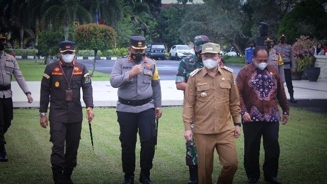 Polres Bangka Tengah Gelar Apel Kesiapan Operasi Lilin Menumbing 2021