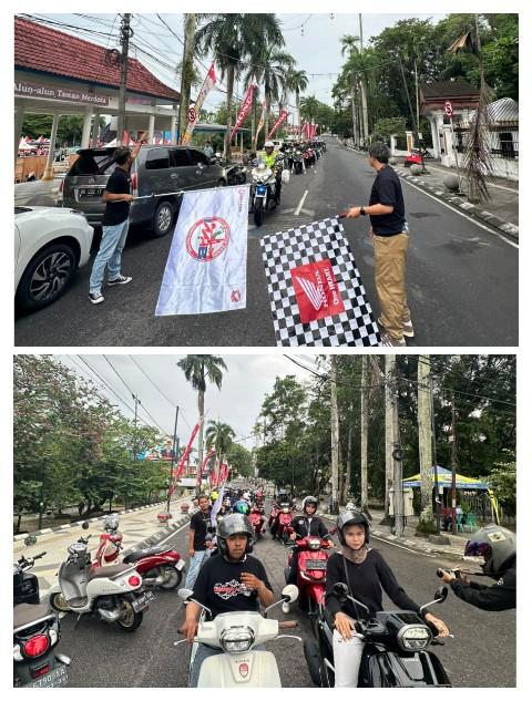 Puluhan Komunitas IMHB Semarakkan Launching New Honda Stylo 160