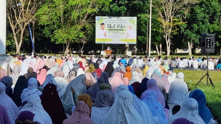 Sholat Ied Idul Fitri 1444 H Bersama, Algafry : Mohon Maaf Lahir dan Batin