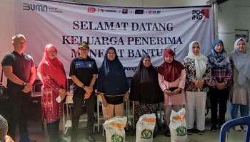 965 KPM Kecamatan Taman Sari Dan Gabek Terima Bantuan Beras,