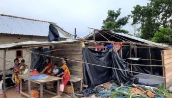 Ilham, Bangka Tengah - Salah satu rumah warga Desa Perlang,