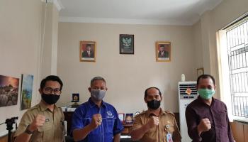 Audiensi dengan kepala dinas kebudayaan Pariwisata Provinsi Kepulauan Bangka Belitung,,