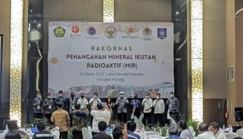 Dion - Badan Pengawas Tenaga Nuklir Gelar Rakornas Penanganan Mineral,