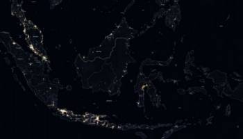 Bangkaterkini.com, Sekilas, tak ada yang luar biasa dari foto wilayah Indonesia hasil citra satelit National,