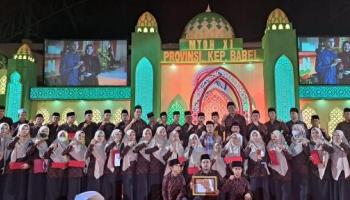 BANGKA TENGAH - Bangka Tengah Kembali Juara Umum MTQH Ke,