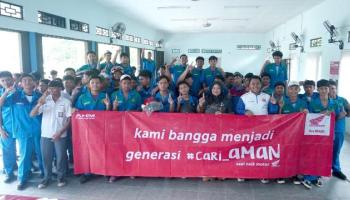 Bentuk Sinergi Bagi Negeri, Honda Babel Libatkan Puluhan Siswa-Siswi SMKN,