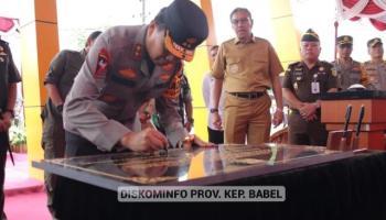 Berstatus Polresta Pangkalpinang, Pj. Gubernur Ridwan Djamaludin Harap Sinergitas Semakin,