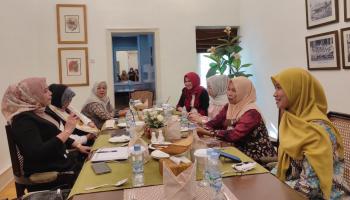 PANGKALPINANG - Bertemu Istri-Istri Kepala Daerah, Monica Haprinda Kompak Bahas,