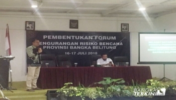 BPBD Babel bersama BNPB menginisiasi pembentukan forum pengurangan resiko bencana,