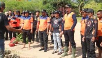 BANGKA TENGAH, BANGKATERKINI – Badan Penanggulangan Bencana Daerah (BPBD) Bangka Tengah bersama BPBD Provinsi Bangka,
