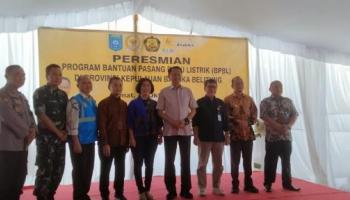 Bupati Bangka Tengah, Janji Pulau Nangka Akan Terang Benderang 24,