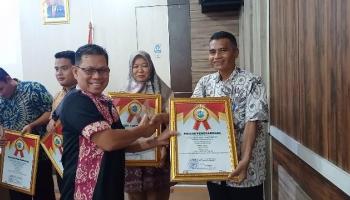 PANGKALPINANG - Dari 42 Kelurahan, Hanya Kelurahan Bacang Raih Penghargaan,