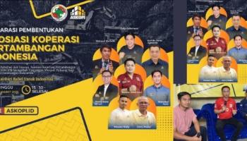 BANGKATERKINI - Sejumlah tokoh pertambangan dan koperasi secara resmi mendeklarasikan,