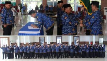 BANGKA TENGAH, BANGKATERKINI - Pemerintah Kabupaten Bangka Tengah menggelar Pengukuhan Dewan Pengurus Korps Pegawai Republik,