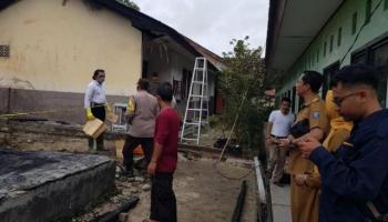 PENULIS : ILHAM, BANGKA TENGAH - Diduga Korsleting Listrik, Gedung,