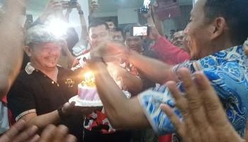 BELITUNG - Dihari Ulang Tahun Nya, Pj Gubernur Suganda Dapat,