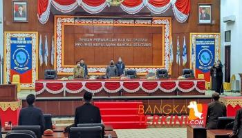 Dion - DPRD Babel Gelar Paripurna Penetapan AKD