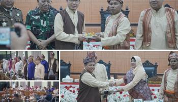 BANGKA TENGAH, BANGKATERKINI - Dalam rangka memperingati Hari Ulang Tahun Ke-170 Kota Koba, Dewan Perwakilan,