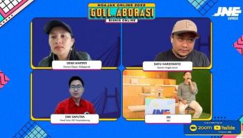 Dukung Digitalisasi UMKM Pangkalpinang, JNE Gelar JNE  Ngajak Online, Goll..Aborasi,