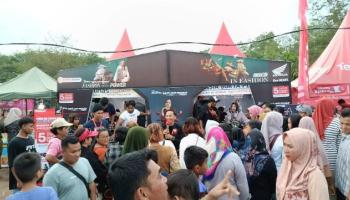 Dukung Perekonomian Masyarakat, Honda Babel Ikut Sukseskan Basel Bekecak Festival,