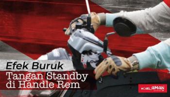 Efek Buruk Tangan Standby di Handle Rem, Honda Babel Beri,