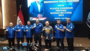 Erzaldi Rosman resmi terima rekomendasi dari Demokrat untuk maju Pilgub,