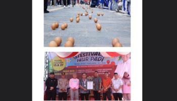 PANGKALPINANG - Festival Pasir Padi, Kota Pangkalpinang Pecahkan Rekor Muri,