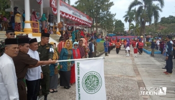 Berita Bangka Belitung - Bangka Terkini - Gelar Pawai Ta&#039;aruf,,