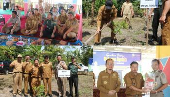 BANGKA TENGAH, BANGKATERKINI – Bupati Bangka Tengah, Algafry Rahman menghadiri kegiatan Gerakan Sinergi Reforma Agraria,