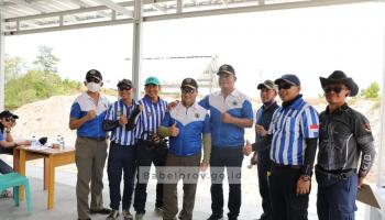 BELINYU, bangkaterkini.com - Kelihaian Gubernur Kepulauan Bangka Belitung (Babel) Erzaldi Rosman dalam urusan menembak memang,