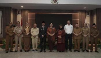 Hadiri Serah Terima Jabatan Pj. Gubernur Kepulauan Bangka Belitung, Molen,