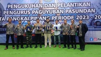 Harwendro Jadi Tamu Kehormatan Pengukuhan dan Pelantikan Pengurus Paguyuban Pasundan,