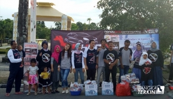 Acara sosial ini serentak digelar Honda Brio Community (HBC) di,