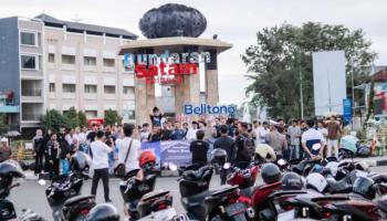 BELITUNG, BANGKATERKINI - Kembali Gelar Ramadhan Bikers Honda di Belitung, Honda Babel Bersama IMHB Ngabuburide,