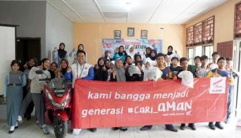 Honda Babel Kembali Berikan Edukasi Keselamatan Berkendara ke Siswa SMA,