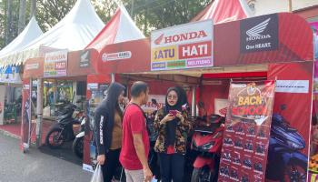 Honda Babel Sukses Dukung Festival Kuliner KNPI Pangkalpinang, Dorong UMKM,