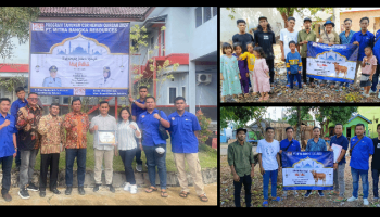Idul Adha 1445 H, PT MBR Salurkan Bantuan Hewan Qurban,