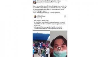 BANGKA TERKINI - PANGKALPINANG - Iktikad Baik Dihiraukan, Yendri Lapor,