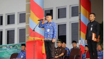 Jadi Inspektur Hari Kesaktian Pancasila, Ini Pesan Sekda Mie Go