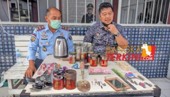 Dion - Kadivpas Kemenkumham Babel Geledah Lapas Klas IIA Narkotika