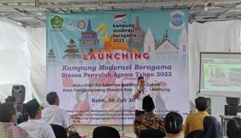 Kelurahan Air Salemba Terpilih Sebagai Kampung Moderasi Beragama Kota Pangkalpinang