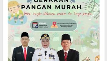 Kendalikan Harga Pangan, Pemkot Pangkalpinang Gelar Pasar Murah jelang Idul,