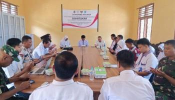 BANGKA TENGAH, BANGKATERKINI - Badan Kesatuan Bangsa dan Politik Bangka Tengah (Kesbangpol Bateng) meluncurkan Sistem,