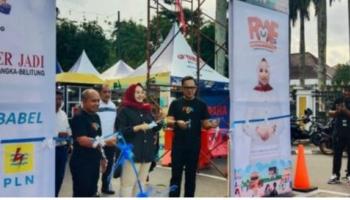 Ketua Apeksi Bima Arya Membuka Food Milenial Festival Di Pangkalpinang
