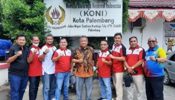 Ketua dan Pengurus KONI Pangkalpinang Silaturahmi ke KONI Palembang