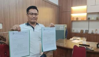 BANGKA TERKINI - Ketua DPC Gerindra Pangkalpinang, Bangun Jaya Somasi,